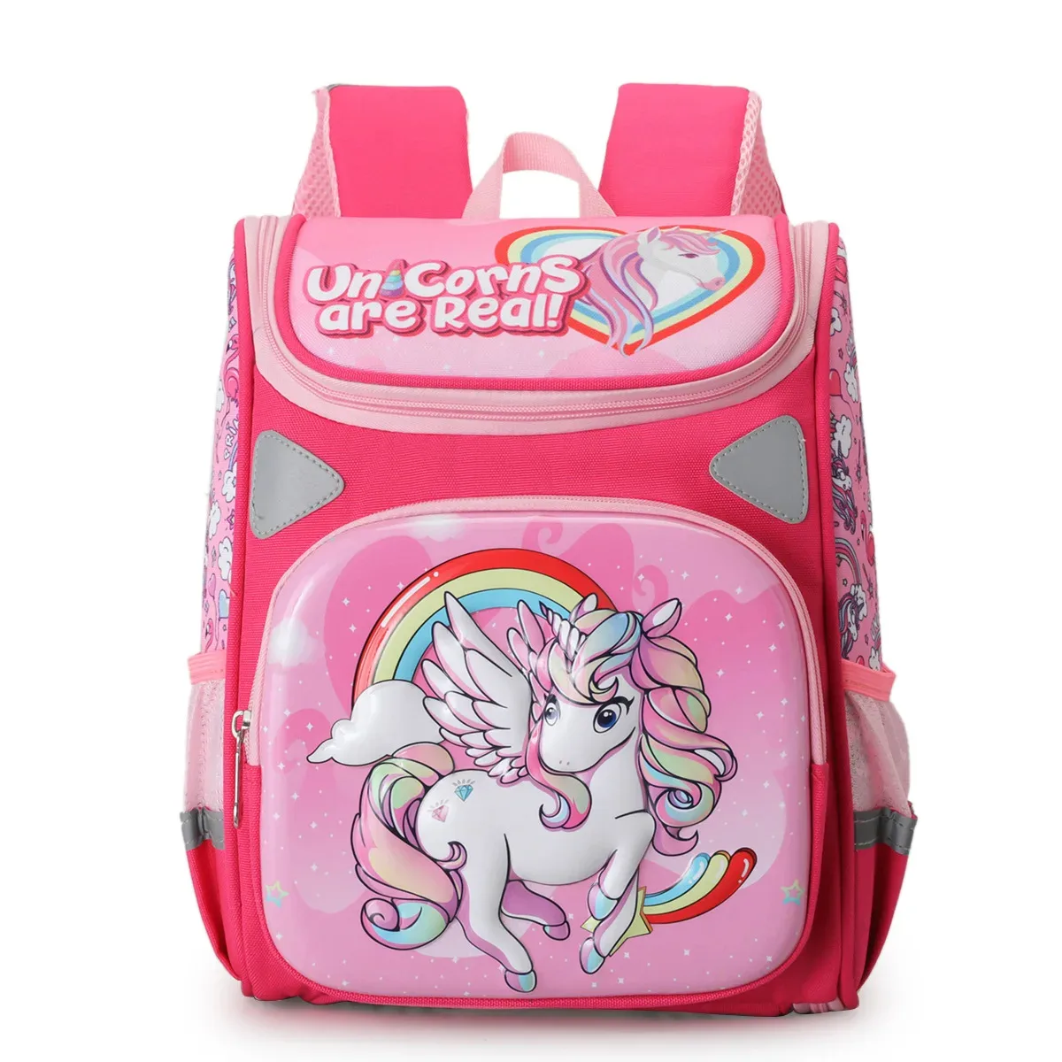 mignon dessin animé cerf filles sacs d'école princesse violet nylon enfants sacs à dos pour les élèves du primaire cartable enfants cartables