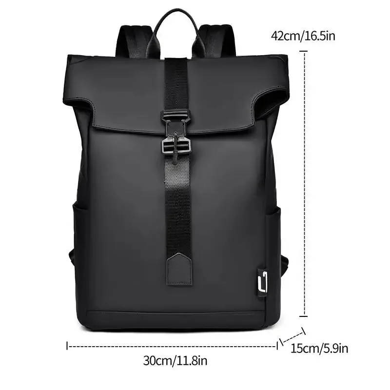 style britannique hommes sac à dos léger marque de luxe ville sac à dos quotidien 14-16 pouces sac à dos pour ordinateur portable tpu étanche étudiant sac à dos