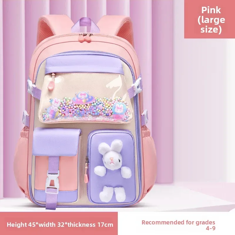 sac à dos scolaire pour filles 2026, léger et imperméable, style kawaii, pour enfants, sacs de voyage colorés, mochilas, cadeaux