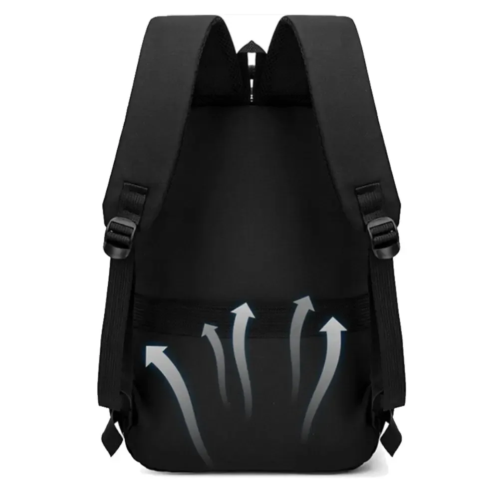 sac à dos de voyage grande capacité, ouverture à clapet, léger, avec sangles de compression latérales, compartiment séparé pour ordinateur portable