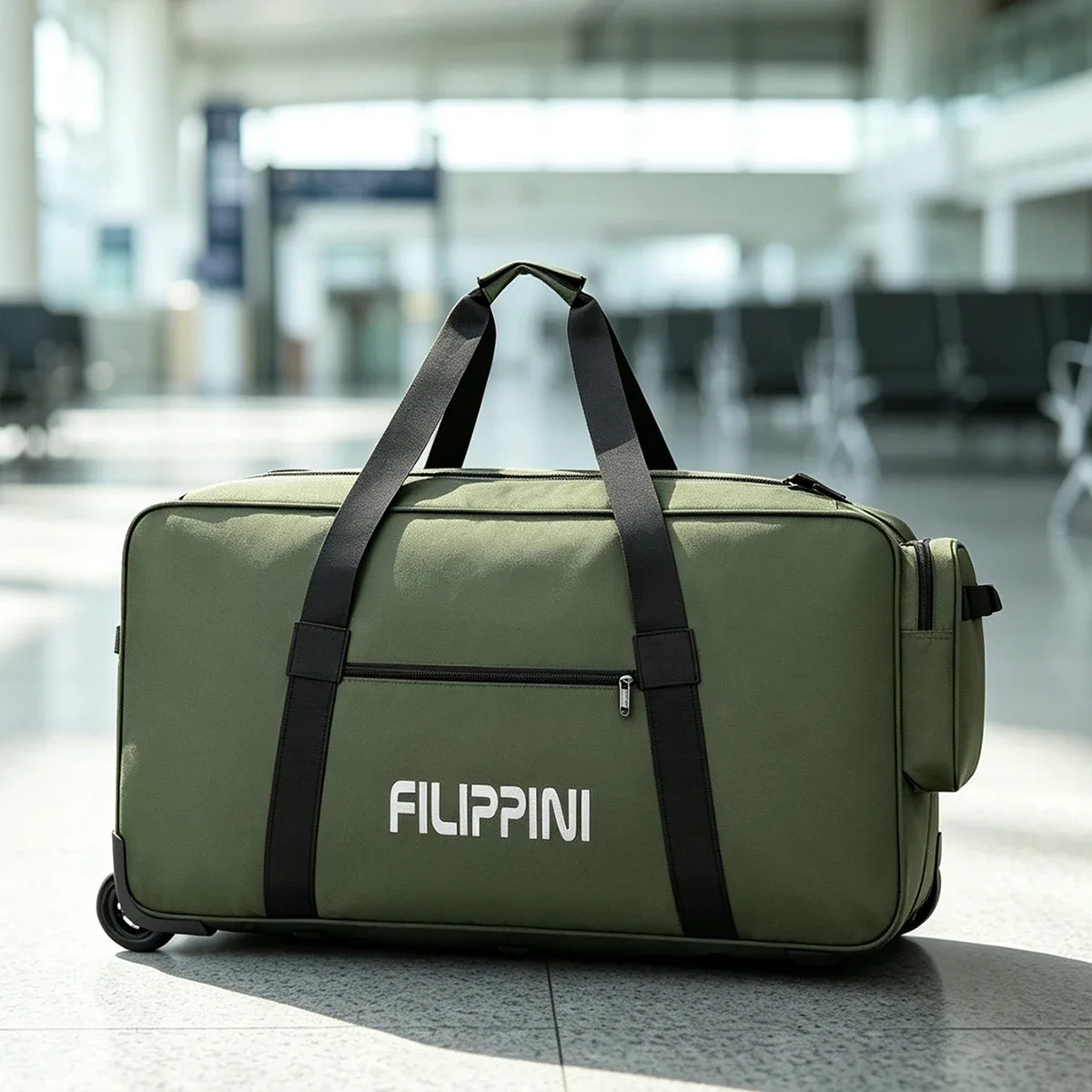 sac de voyage pliable imperméable pour bagages à main avec grande capacité pour ranger les bagages, valise à roulettes et compartiments divisés