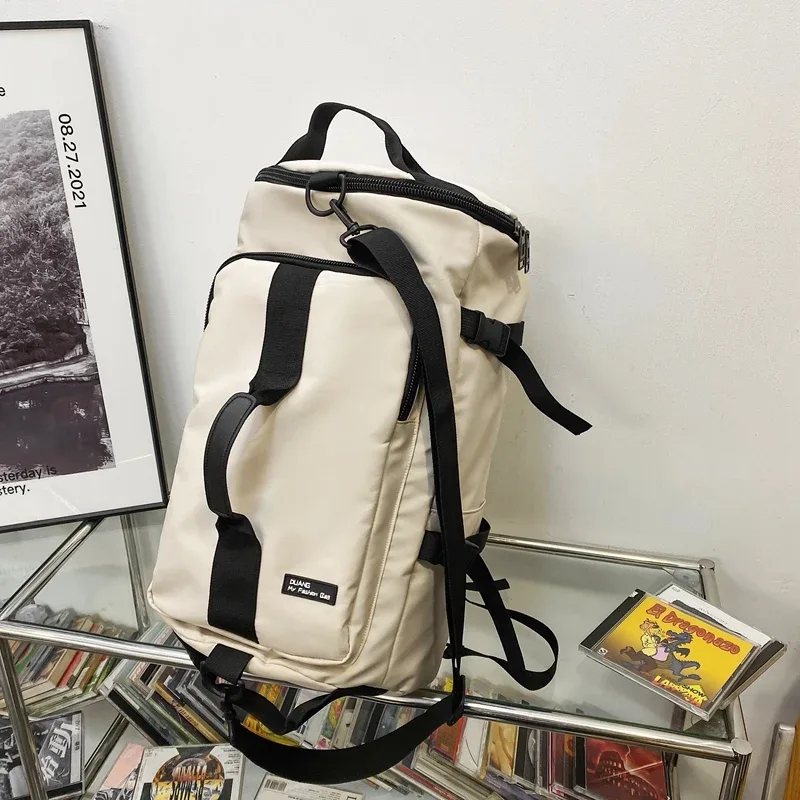 nouveau sac de voyage unisexe tendance, sac à main de haute qualité, sac à bagages grande capacité, sacs à dos imperméables, sac à main de style simple