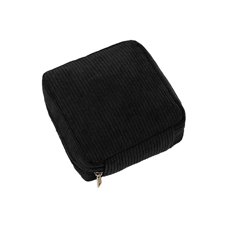 pochette hygiénique portable mignonne, trousse de toilette multifonction, pochette de rangement cosmétique pour femme, étui de rangement durable pour maquillage