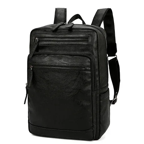 2025 sac à bandoulière d'affaires en peau de mouton sac à dos de voyage pour homme sac d'école pour ordinateur portable sacs à dos pour hommes de haute qualité pour adolescents garçons