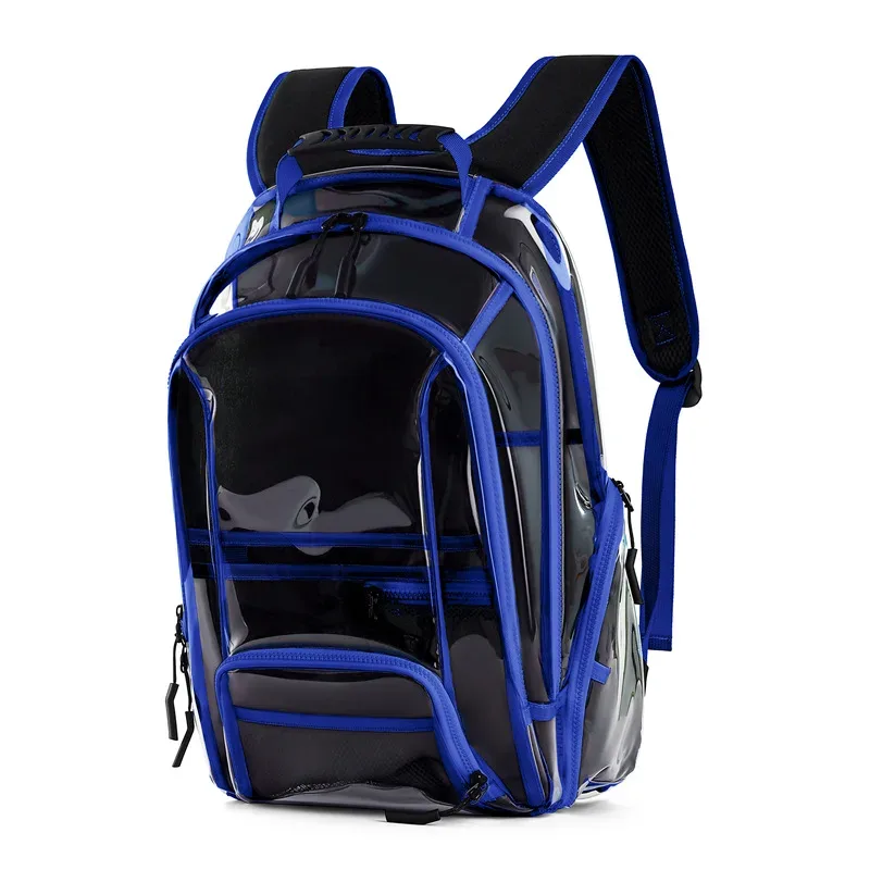 sac à dos transparent en pvc de grande capacité, sac à bandoulière étanche pour lycéens, stade sportif, festival de musique