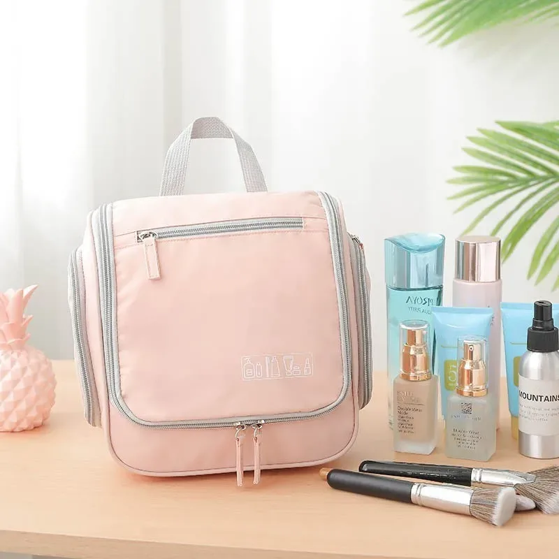 sac à cosmétiques de voyage couleurs acidulées, trousse de toilette suspendue, kit de sacs de rangement pour hommes, nécessaire de lavage étanche, sac de maquillage pour femmes, organisateur