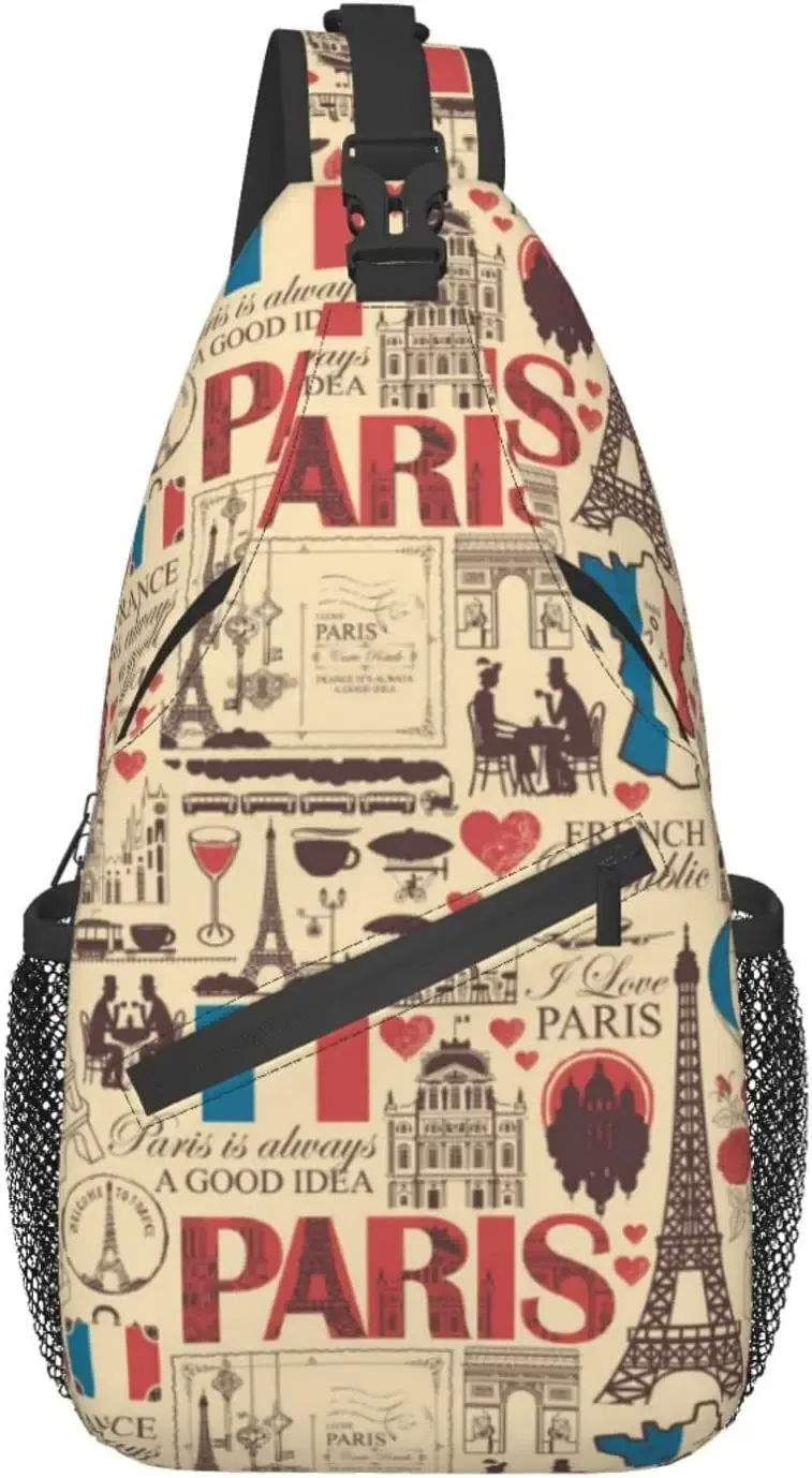 sac à bandoulière musical pour femmes et hommes, proximité de la main, motif sans couture, sacs initiés, sac à dos décontracté, sac de poitrine