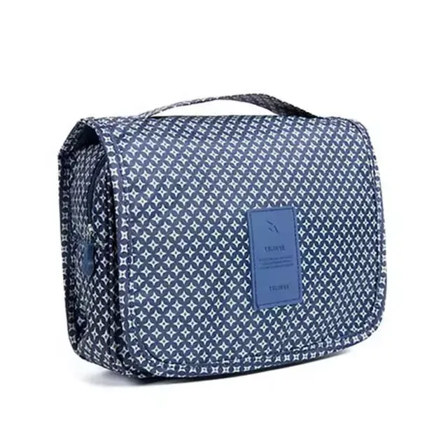 sac de toilette portable imperméable avec crochet, organiseur de maquillage multifonctionnel pour femmes, idéal pour les voyages