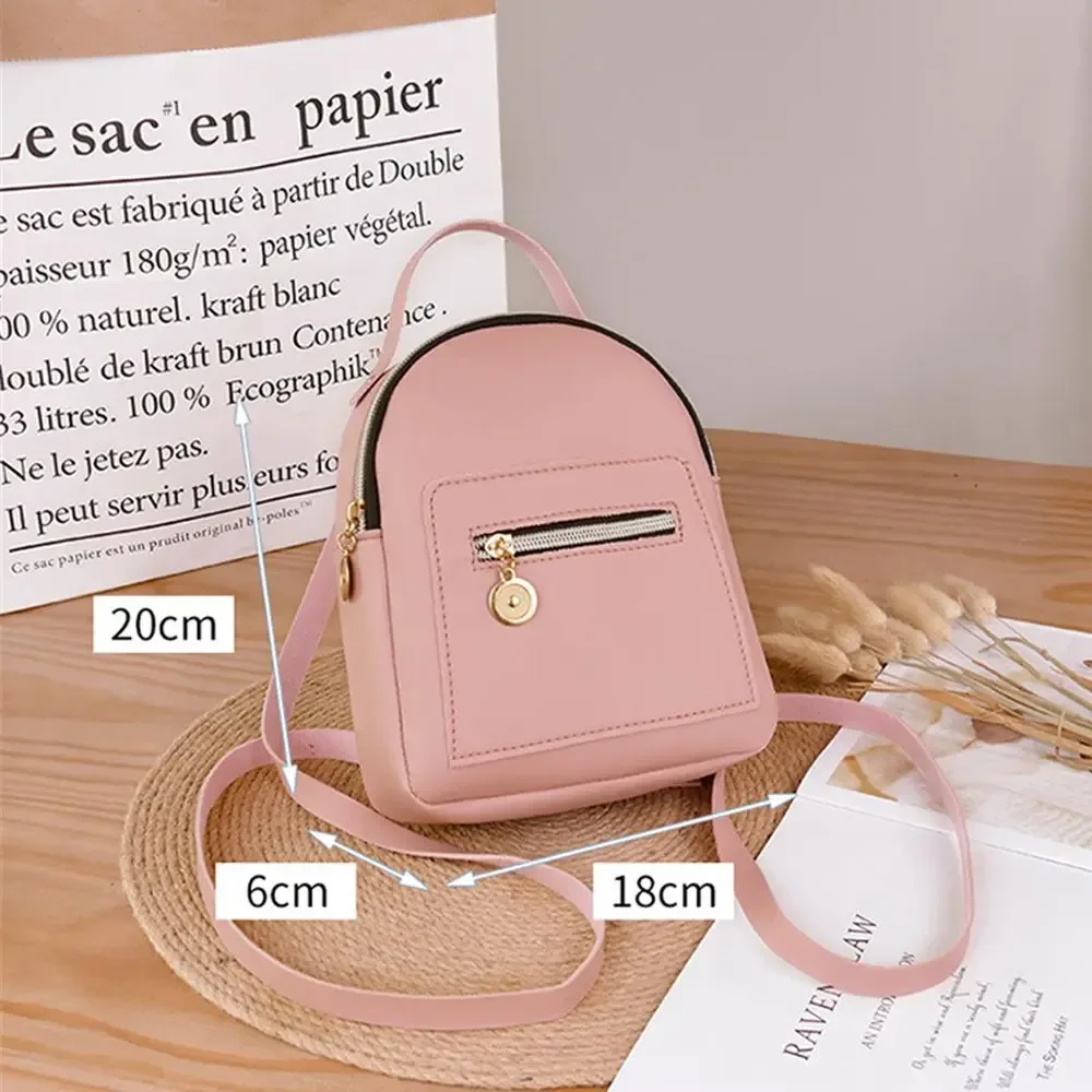 mini sac à dos étanche pour petite entreprise, sac de jour en pu pour fille, sac initié