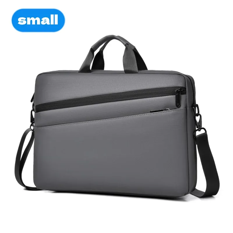 sac pour ordinateur portable 15,6-17,3 pouces, mallette d'affaires, sac à bandoulière pour hommes, bandoulière réglable, adapté aux déplacements quotidiens