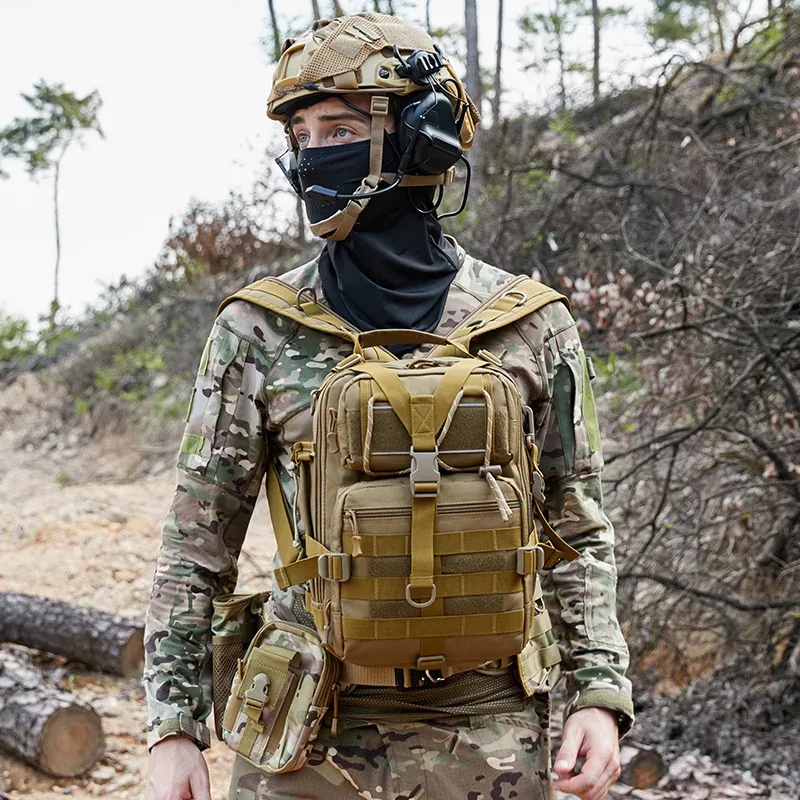 sac à dos tactique de grande capacité, multifonctionnel, imperméable, pour hommes, sac de randonnée, sac de montagne, sac de voyage en plein air