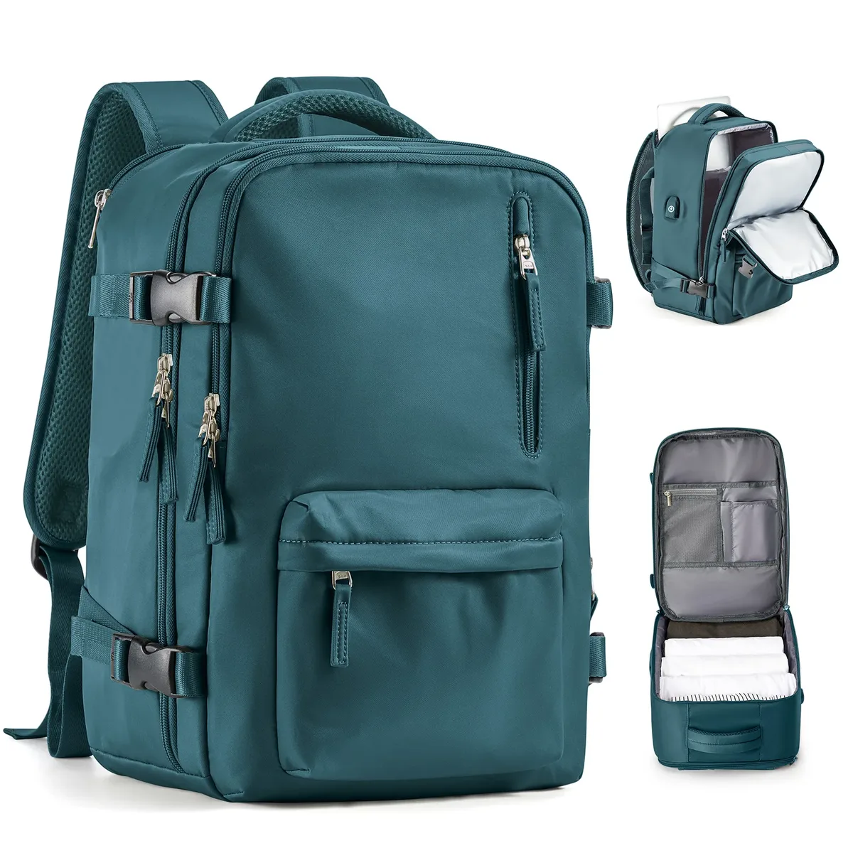 sac à dos de voyage, sac de cabine, sac à dos ryanair 40x30x20, sac à dos pour ordinateur portable 15,6 pouces pour hommes et femmes, sac à dos de trekking décontracté