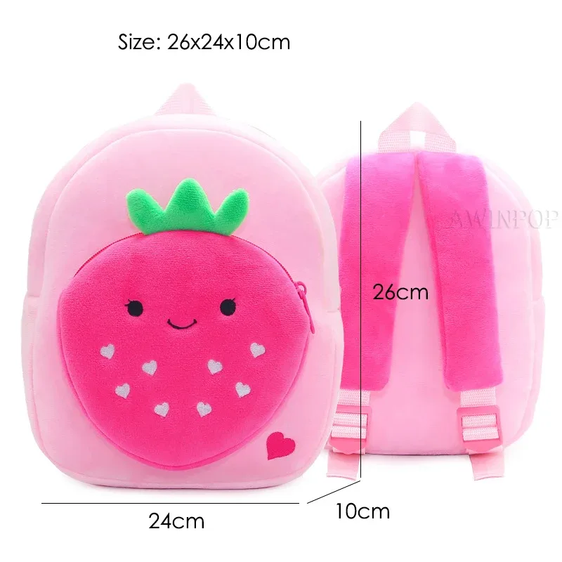 sac à dos pour enfants, design de fruits, pour filles et garçons