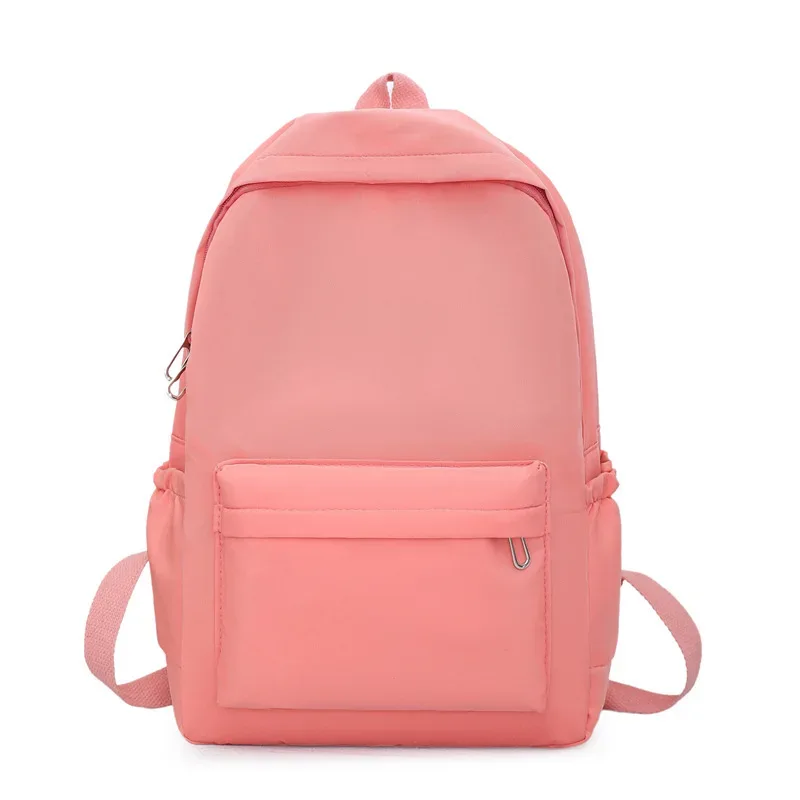 sac à dos décontracté de grande capacité, style ins, mode filles, couleur unie, bonbons, simple, étudiant