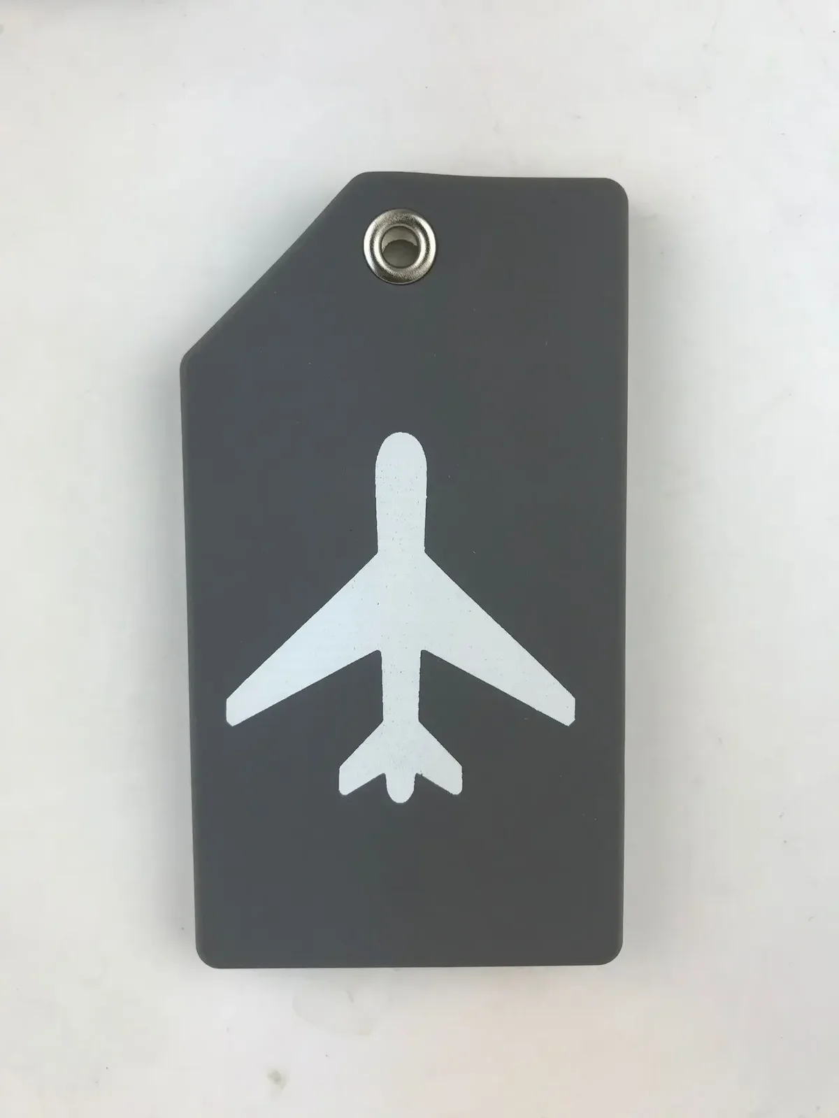 1 étiquette de bagage en silicone, couleur unie, tendance, porte-nom et adresse pour valise, accessoires de voyage