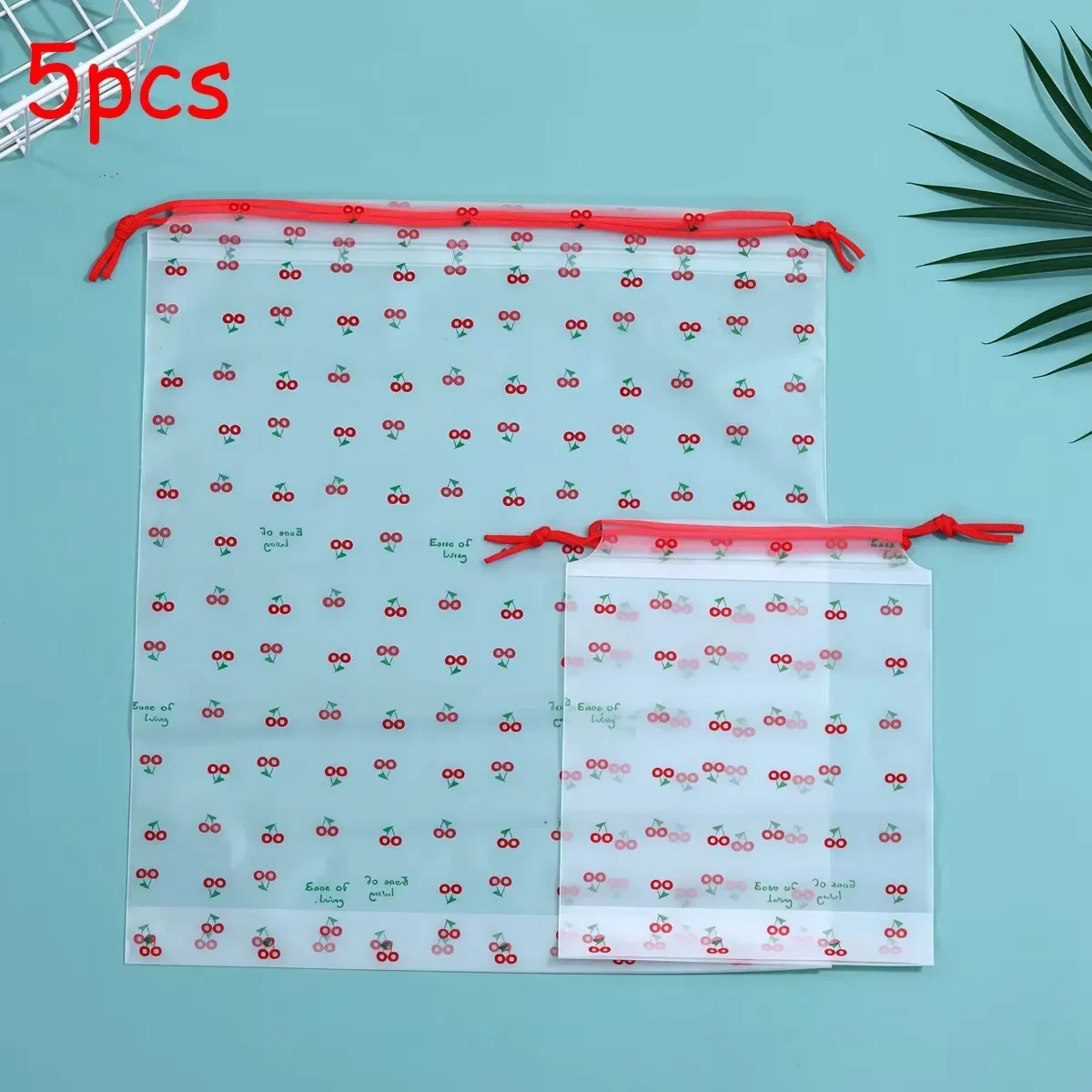 sac à cordon de serrage 40 pièces, sac de rangement pour chaussures de voyage, sac d'emballage transparent pour vêtements de voyage cherry, sac de rangement anti-poussière pour jouets et chaussures