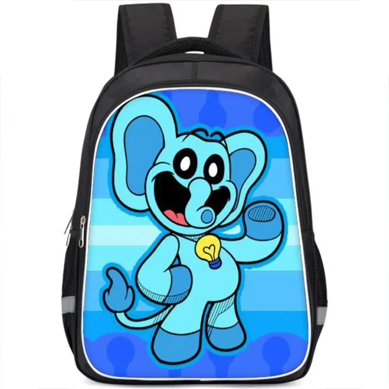 sac à dos smiling critters pour enfants, cartable double couche, cadeau d'anniversaire, sacs d'ordinateur pour étudiants