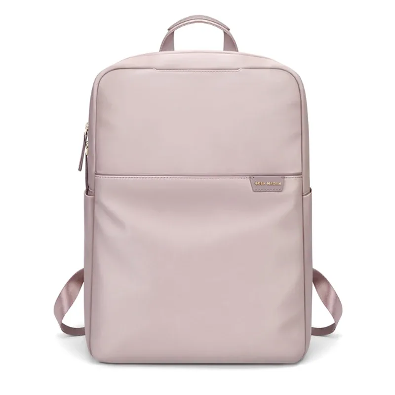 sac à dos d'affaires de golf pour femmes, sac à dos mince pour ordinateur portable de 15 à 6 pouces et 13 pouces, sac de voyage simple, sac d'école en nylon étanche