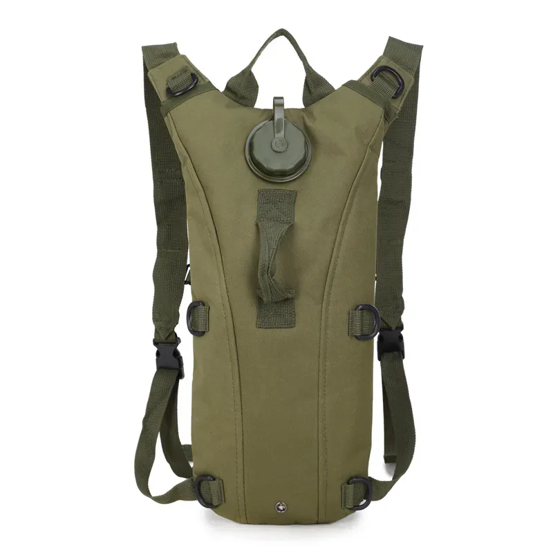 sac à dos d'hydratation tactique portable pour l'extérieur, sac à eau pour le voyage, la randonnée, le cyclisme, l'escalade, la chasse, sac imperméable en oxford, poche à eau