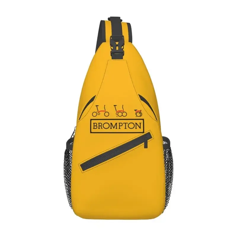 bromptons-sac à bandoulière de vélo pour homme, sac à dos à bandoulière poitrine, sac à dos de voyage, mode initiée