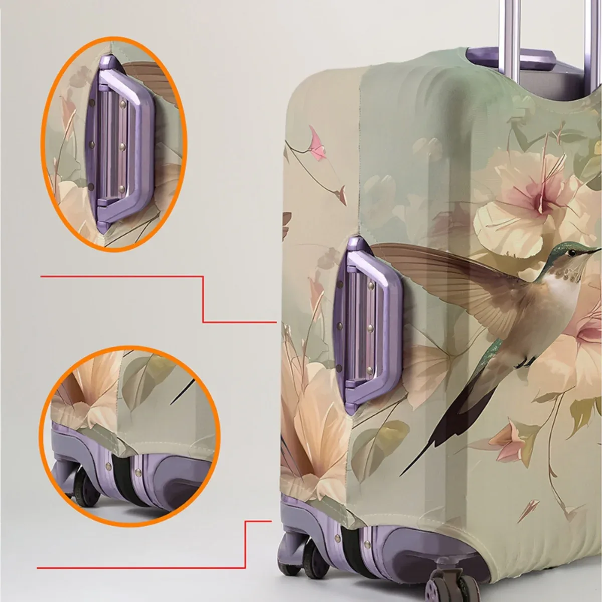 housse de protection pour bagages, élastique, imperméable, anti-poussière, pour valise de 18 à 32 pouces, accessoires de voyage