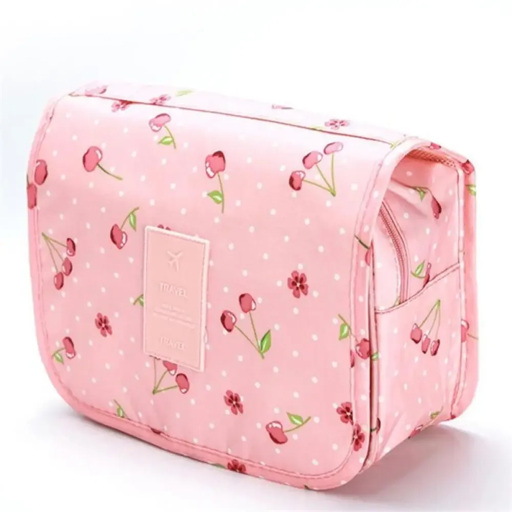 organisateur de voyage suspendu, trousse de maquillage imperméable, grande capacité, pochette de toilette, sac de rangement cosmétique portable et pliable
