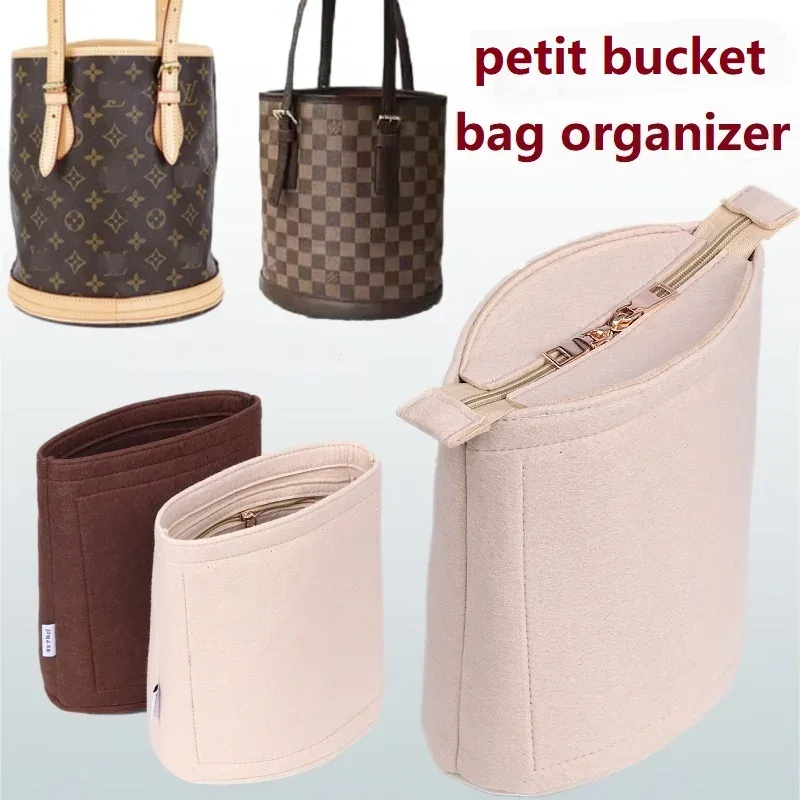 Organisateur de sac pour Lv Petit seau sac de maquillage insérer la couleur personnalisée