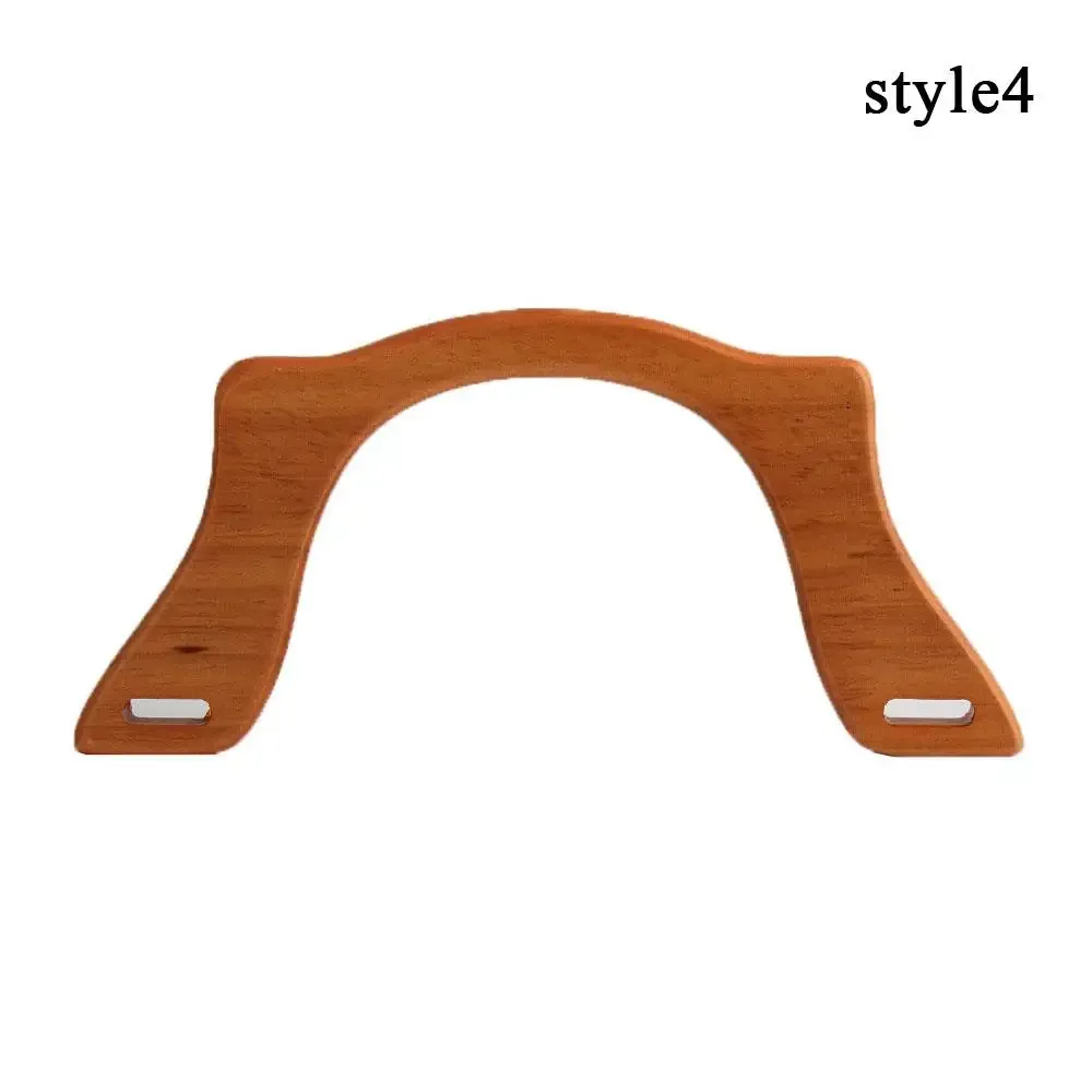 sac fourre-tout de remplacement en forme de d, sangles de sac à main, poignées amovibles, accessoires de sac en bois, poignée décroissante, bricolage