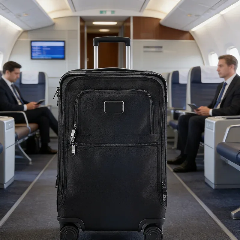 valise à roulettes en nylon balistique de 20 pouces, imperméable et résistante à l'usure pour hommes d'affaires, valise multifonction de haute qualité pour court voyage