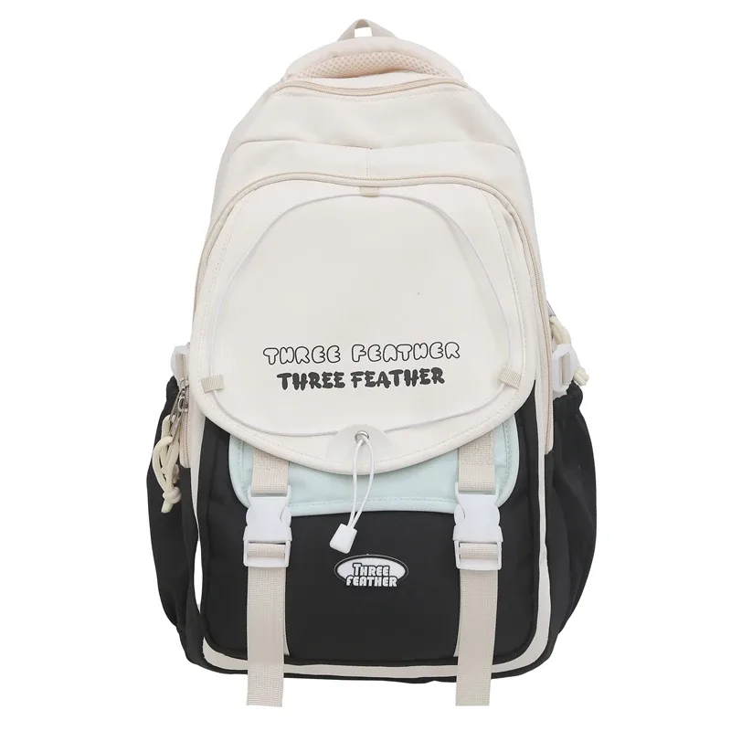 sac à dos avec pendentif de dessin animé ins de style coréen, sac à main pour femmes, sac d'école de grande capacité pour étudiants, sac de transport et de voyage