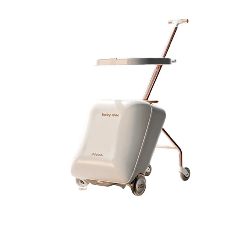 nouvelle valise 2-en-1 pour enfants 2026 : chariot détachable et bagage à roulettes, valise de voyage 20 pouces