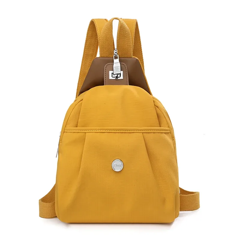 mini sac à dos multicolore, sac à dos léger en nylon, peut contenir un ipad mini, sac de voyage quotidien
