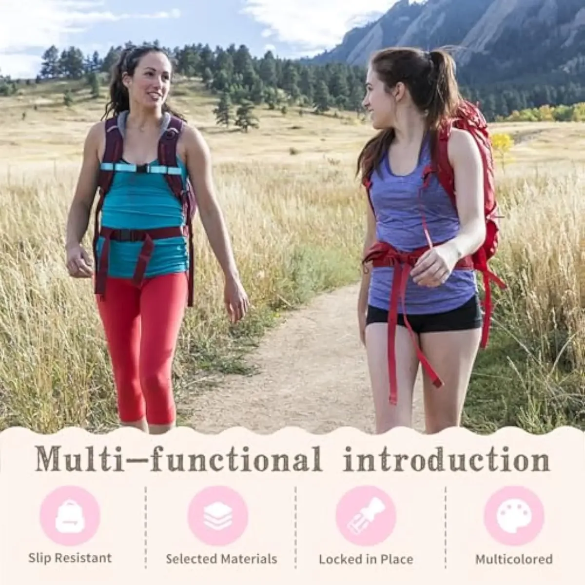 sangles sternum pour sacs à dos, 1 paquet, sangle de poitrine réglable avec boucle de sifflet d'urgence adaptée aux sangles de sac à dos