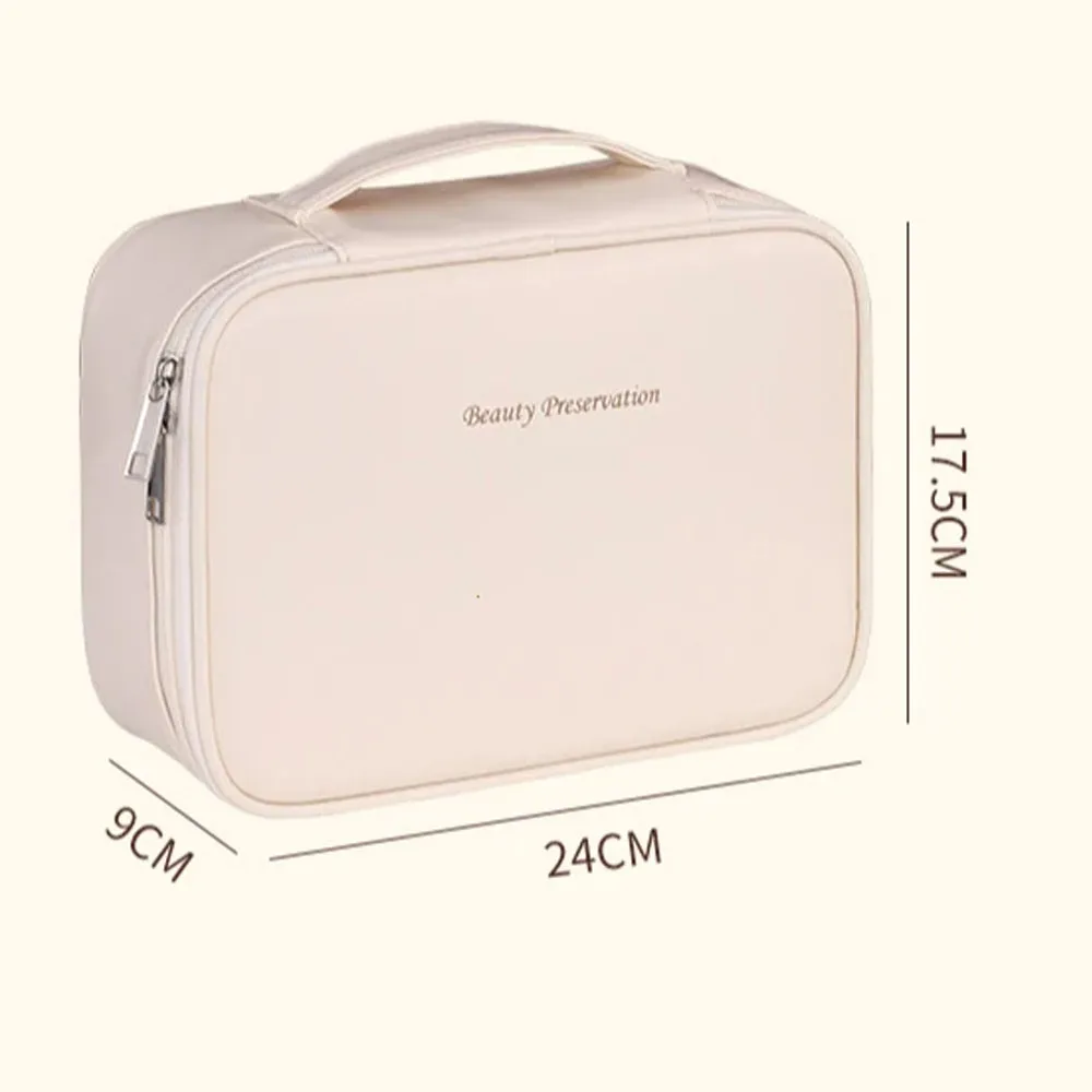 sac à cosmétiques pour femmes à double couche et grande capacité, sac à maquillage de luxe, organiseur de cosmétiques, accessoires de voyage, sac à cosmétiques pour femmes