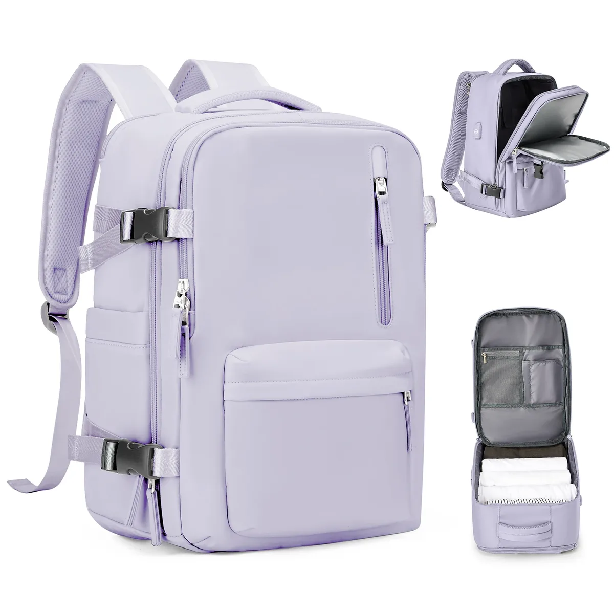 sac à dos de voyage de cabine pour femmes, sac pour ordinateur portable, grande capacité, easyjet, sac à main 45x36x20, ryanair 40x20x25, sac résistant à l'eau