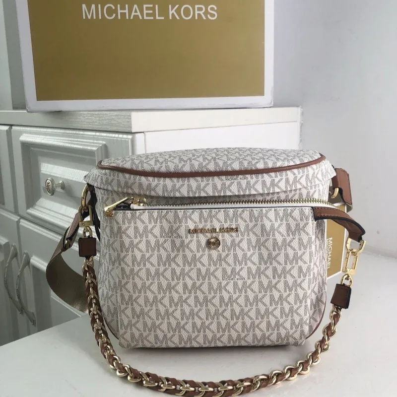 sac à bandoulière multifonctionnel de voyage pour femme michael kors, sac à main de luxe pour la mode et les loisirs, sac à chaîne pour femme mk