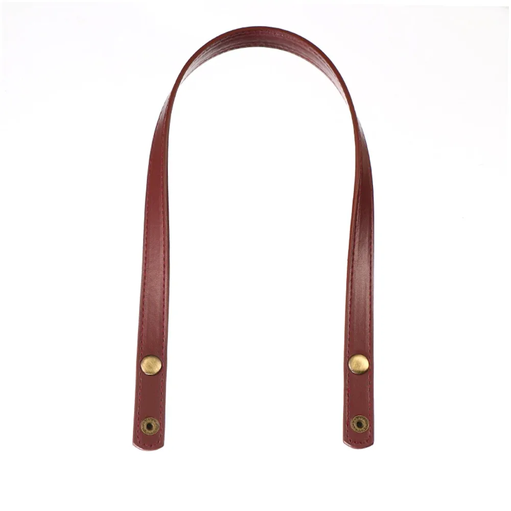 1pc sacs en cuir pu poignée sac à bandoulière sangle plaine tissage femmes sac poignées bricolage poignée de remplacement sac à main ceinture sac accessoire