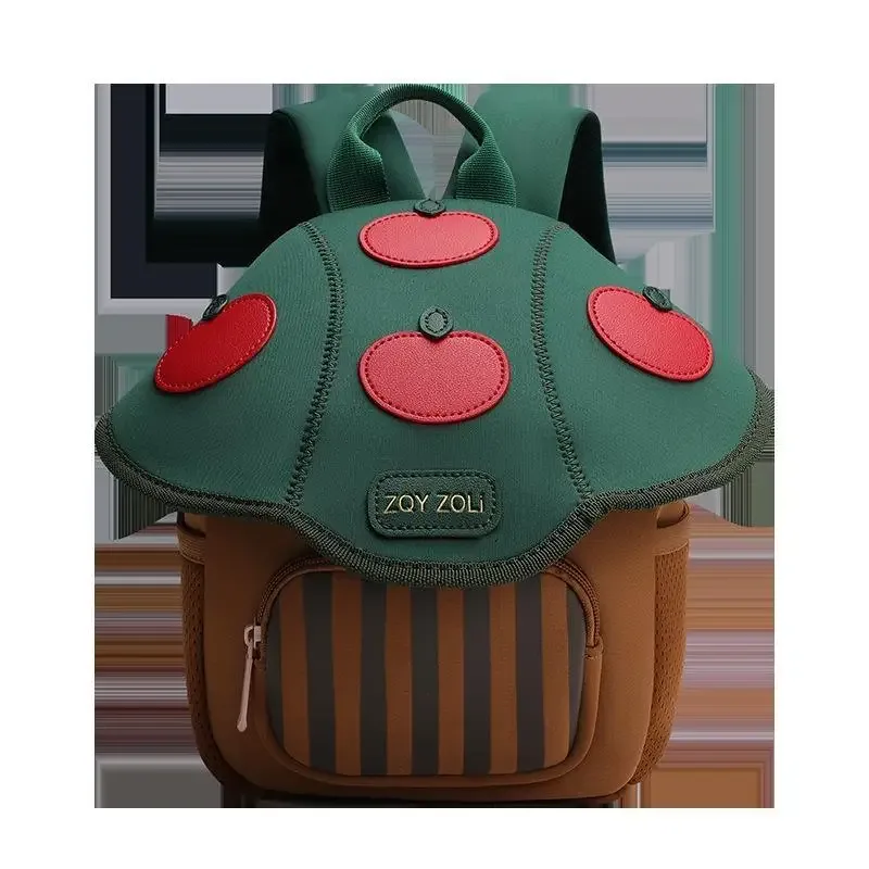 sac à dos mignon en forme de champignon pour enfant, sac à dos imperméable pour tout-petits, sac d'école à bretelles réglables pour voyage en plein air, maternelle