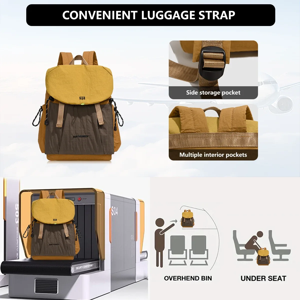 le sac à dos est léger, simple, polyvalent, grande capacité, sac à dos de voyage pour ordinateur, lycéen, lycéen, sac d'école pour étudiant, fille