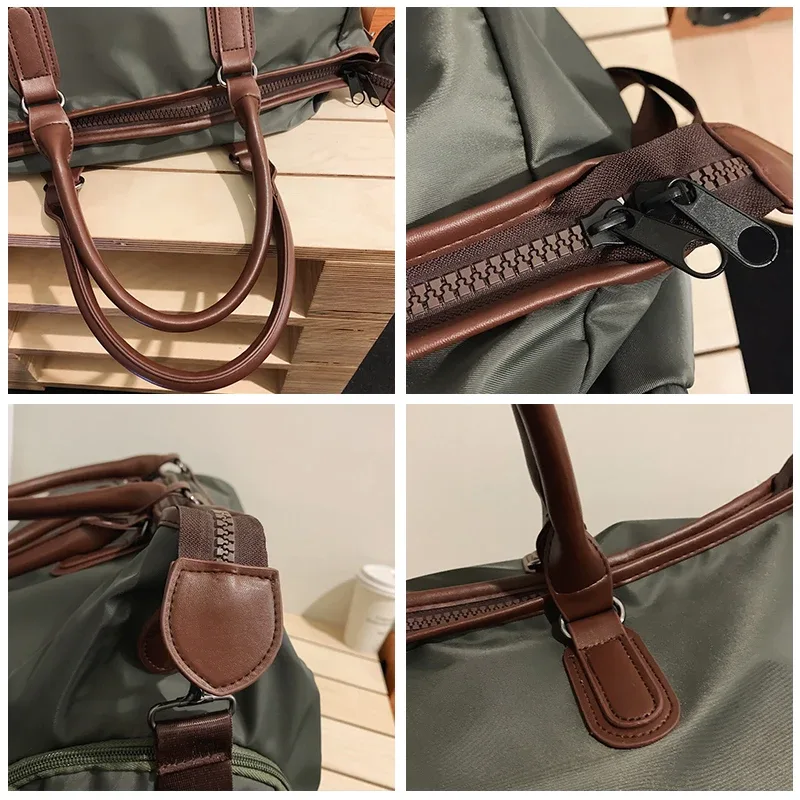 sac à bagages avec logo, sac à main de grande capacité, motif de nom imprimé, sac de fitness, sac de sport de voyage