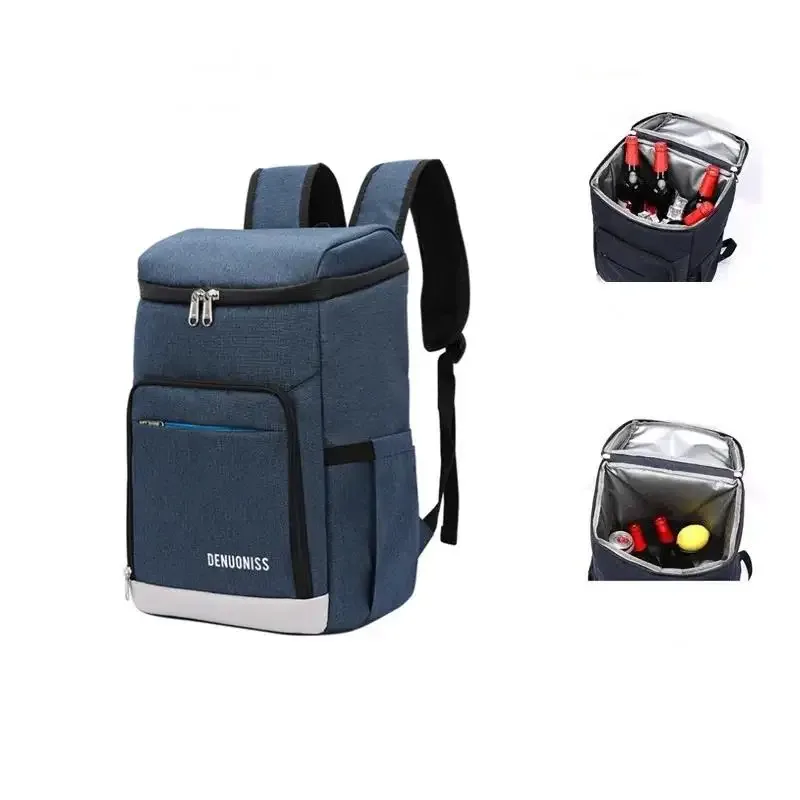 sac à dos isotherme pour pique-nique, grand sac thermique, épais, étanche, extérieur, réfrigérateur, garde au frais, adapté