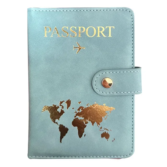 étui pour passeport vintage en cuir, porte-passeport pour femmes et hommes, organisateur de carte de crédit bancaire, mallette de rangement/accessoires de voyage