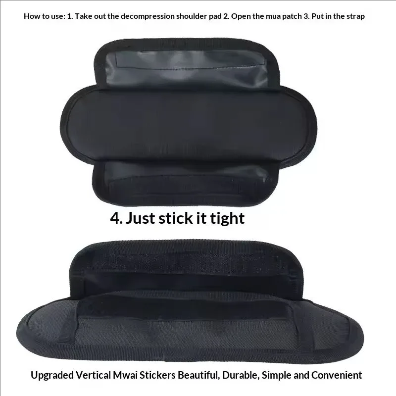 coussin d'épaule antichoc et résistant à la gravité pour sac à dos, rembourrage détachable pour réduire la pression sur les épaules pour bagages de voyage