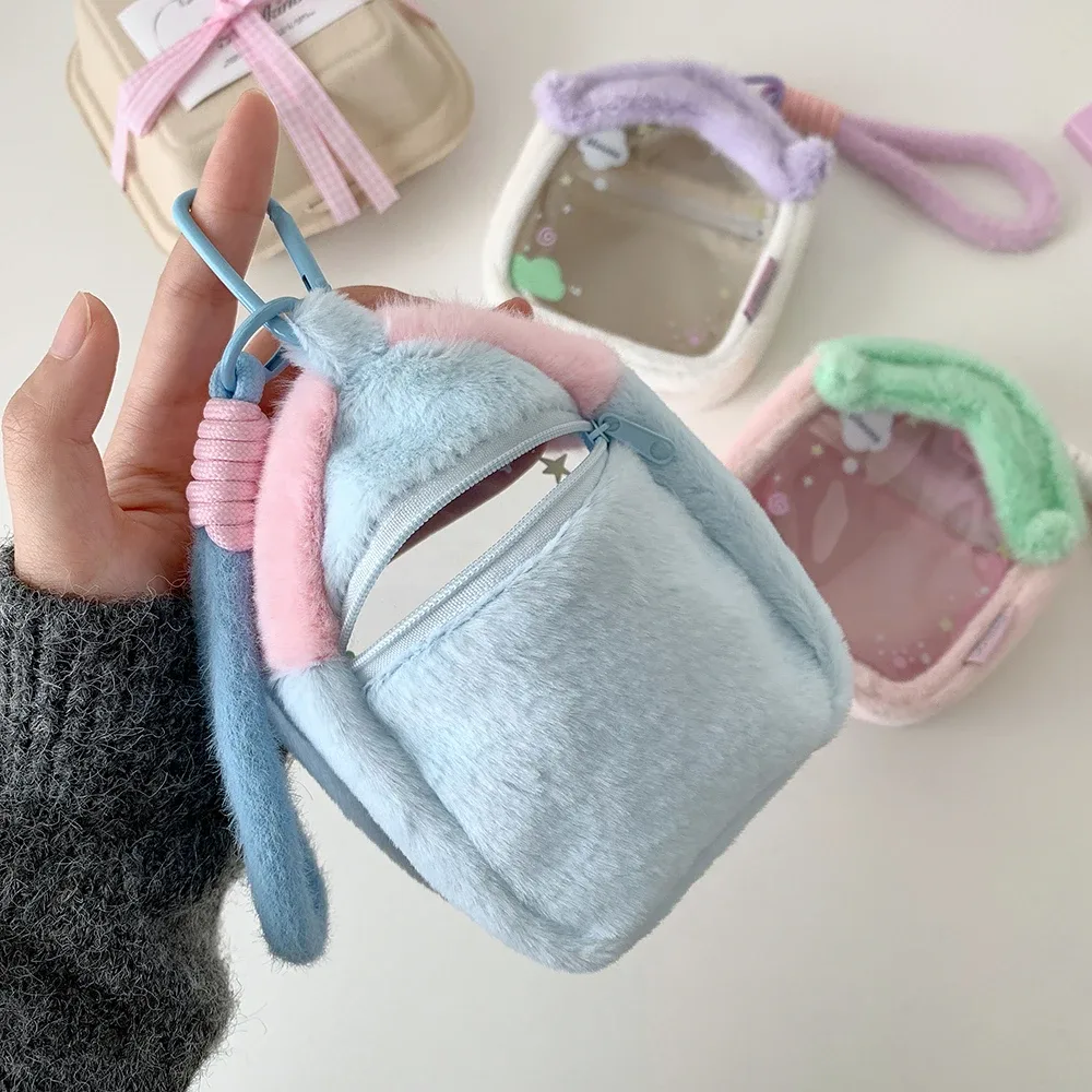 kawaii dessin animé maison modèle poupée sac de rangement sac à main mignon fille sac à bandoulière pendentif figure décoration sac portefeuille maquillage sac cadeau