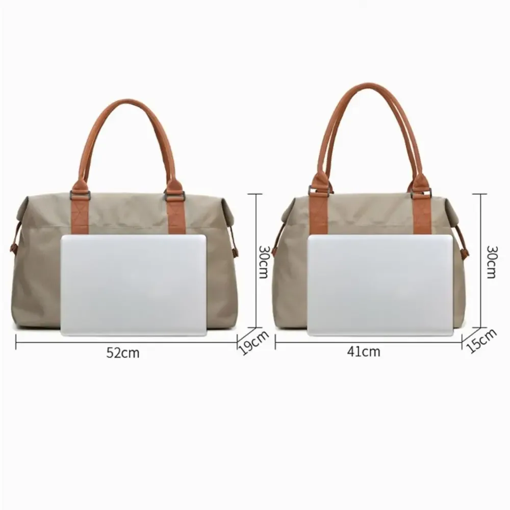 sac de voyage de grande capacité pour femmes, sac à main sec et humide séparé, sac de sport étanche et réglable
