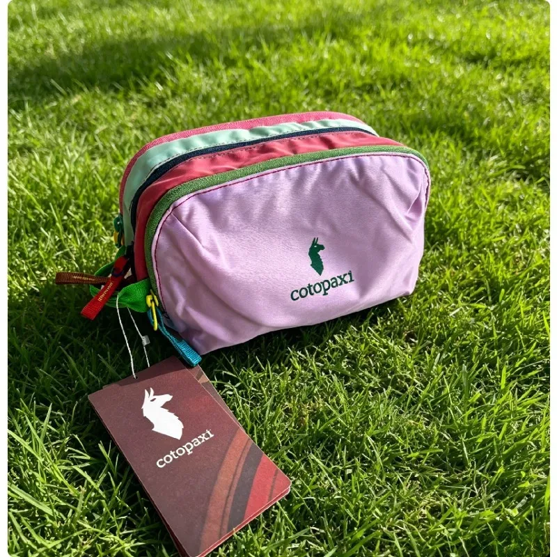 sac à cosmétiques multifonctionnel portable et étanche, couleur dopamine vibrante, sac de rangement de voyage pour articles de toilette pour femmes