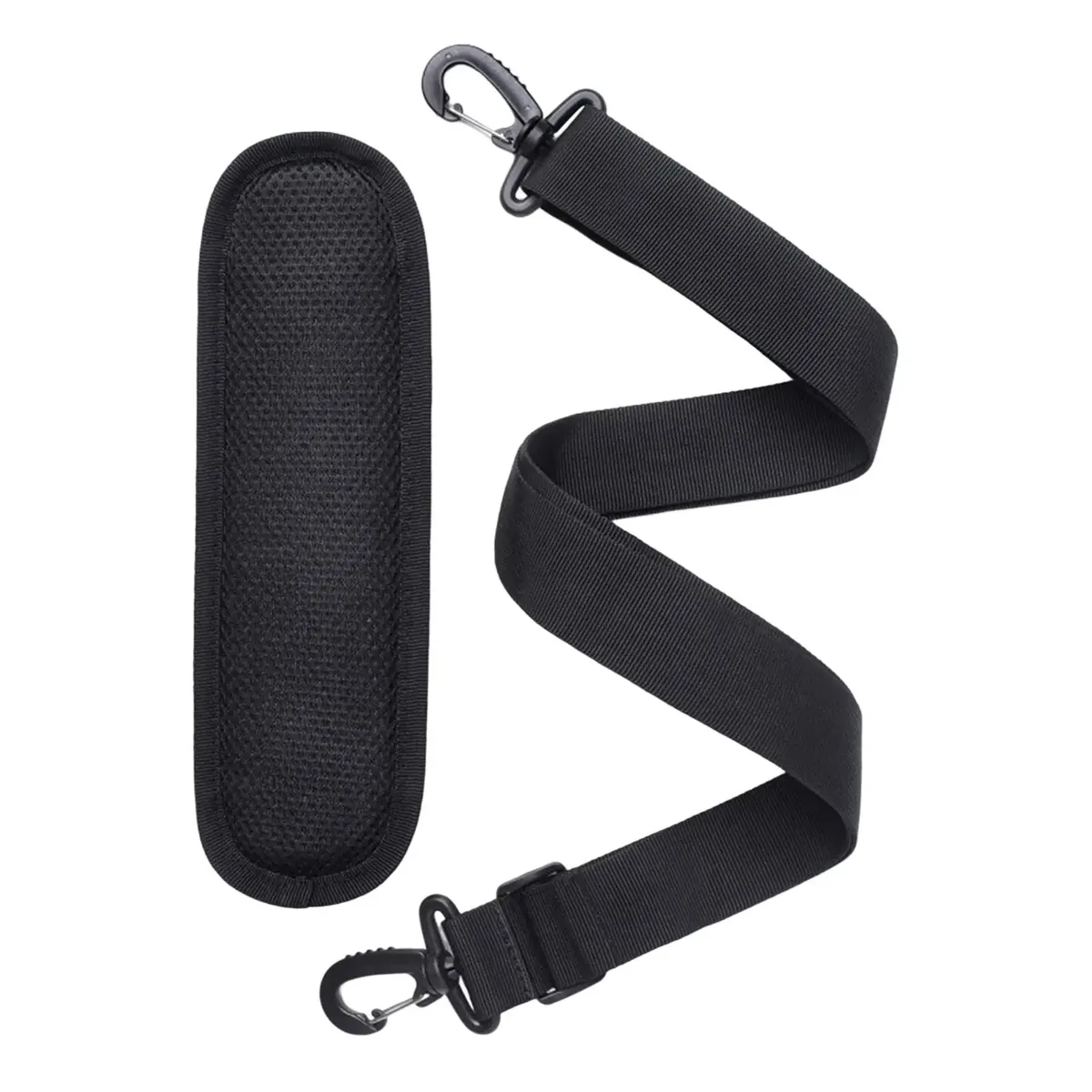 sangle d'épaule de remplacement avec rembourrage épais et doux, large de 3,8 cm, accessoire détachable, réglable de 77 cm à 138 cm pour sac à bagages, sac photo