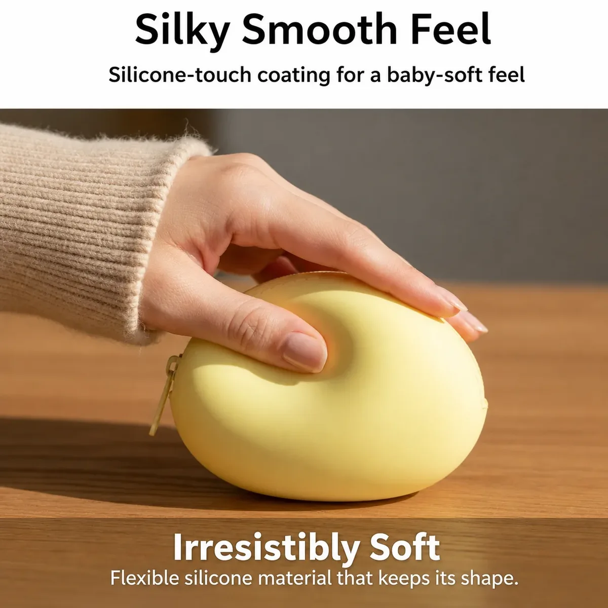 Étui de rangement pour écouteurs, mini sac étanche résistant à la chaleur, sac à cosmétiques portable, porte-monnaie en Silicone résistant aux taches pour usage quotidien
