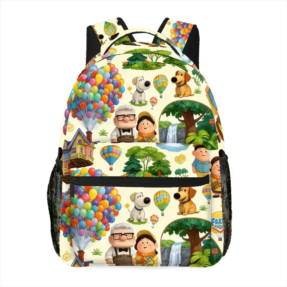 sac à dos imprimé up movie, sac d'école avec personnage carl russell dug pour adolescents, sac de voyage léger