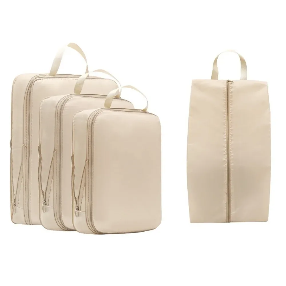 lot de 4 sacs de rangement multifonctionnels grande capacité pour compartiment à bagages, sacs de voyage légers